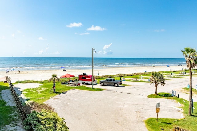 water view featuring a view of the beach