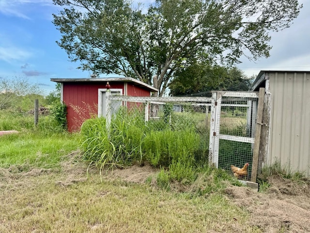 view of outdoor structure