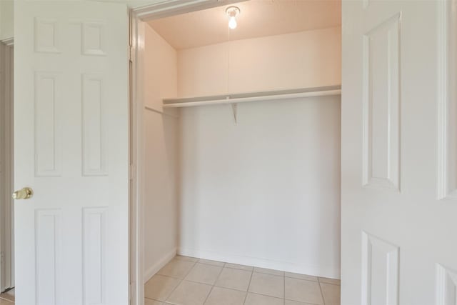 view of closet