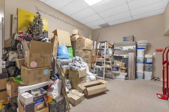 view of storage room