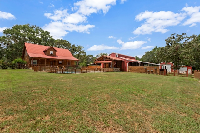 view of yard