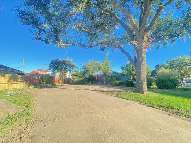 view of road