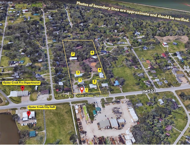 3315 Fm 523rd Rd, Oyster Creek, TX 77541 - map location