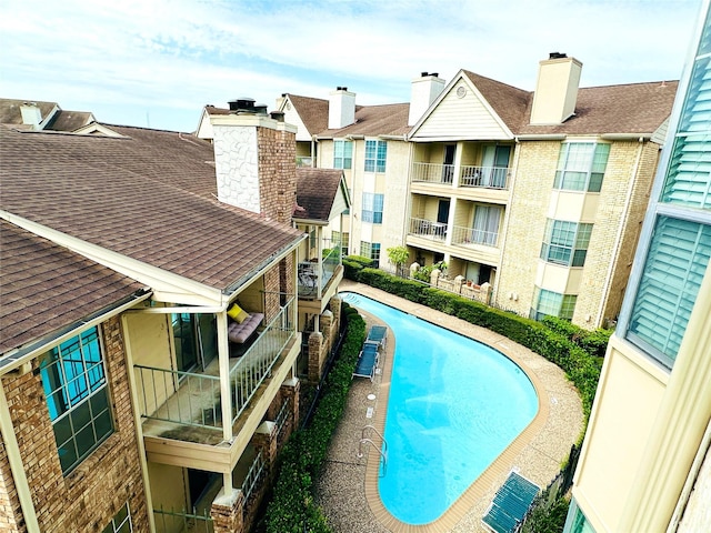 view of pool