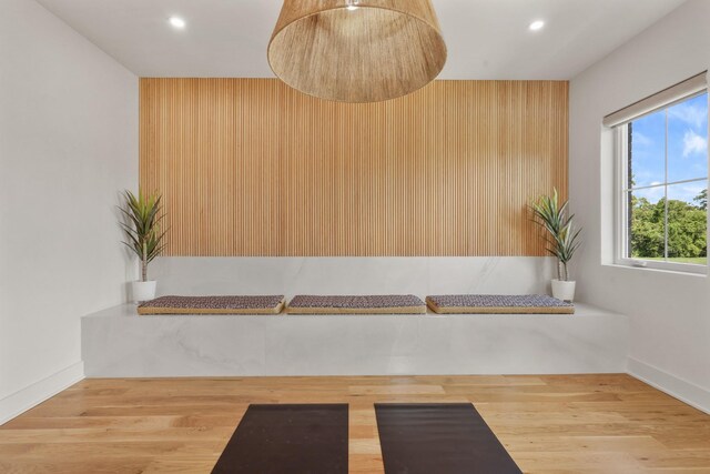 interior space featuring light hardwood / wood-style flooring