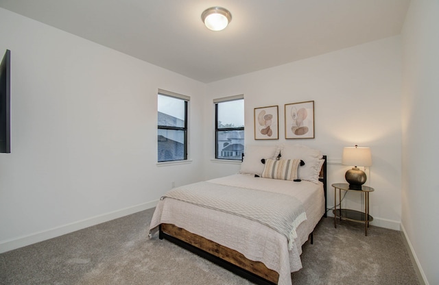 bedroom featuring carpet flooring