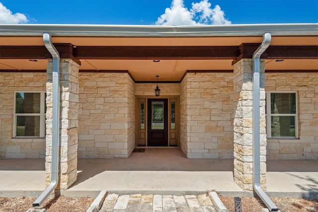 view of entrance to property