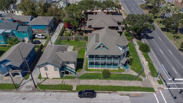 bird's eye view featuring a residential view