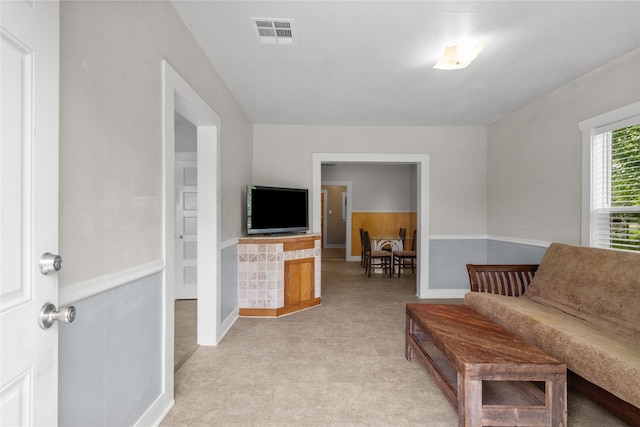 7506 2nd St, Hitchcock, TX 77563 - living room with baseboards and visible vents