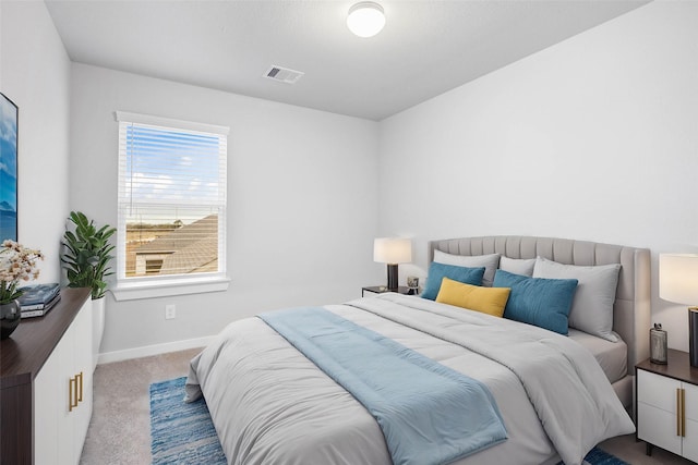 bedroom with carpet flooring