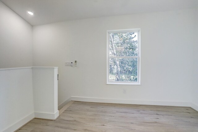 interior space featuring light hardwood / wood-style floors