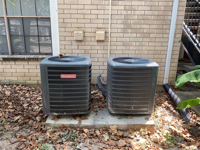 exterior details featuring cooling unit