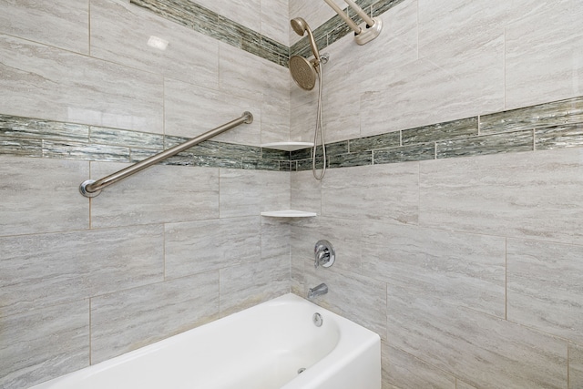 bathroom featuring tub / shower combination