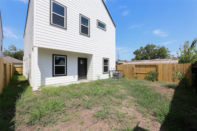 view of rear view of house