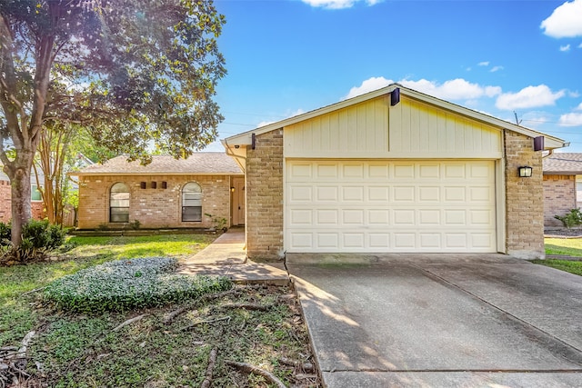 ranch-style house with a garage