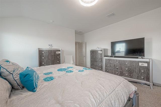 bedroom with carpet floors