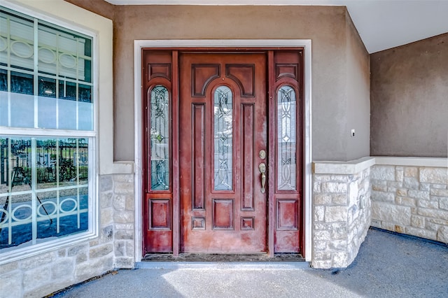 view of entrance to property