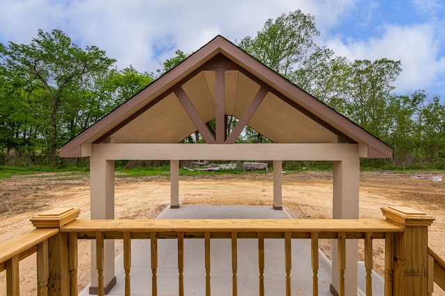 view of home's community with a gazebo