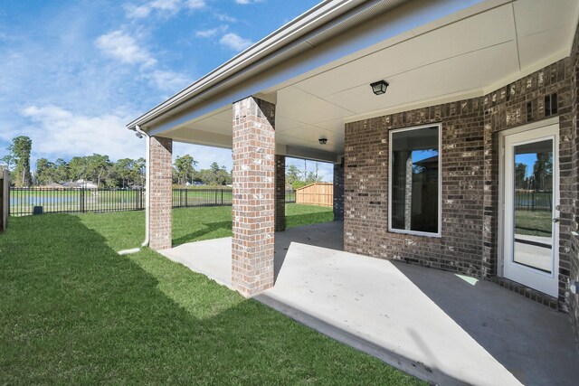 exterior space featuring a patio