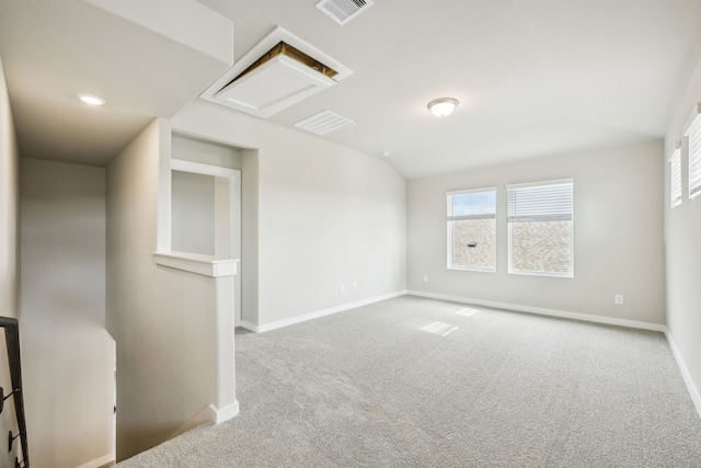 unfurnished room with carpet floors