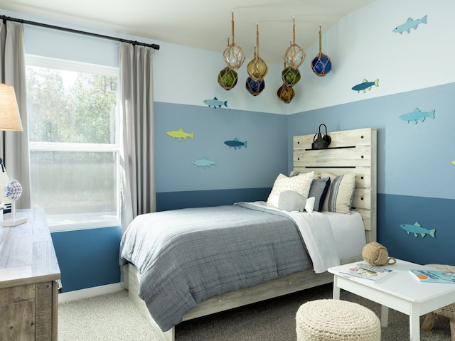 bedroom featuring carpet floors