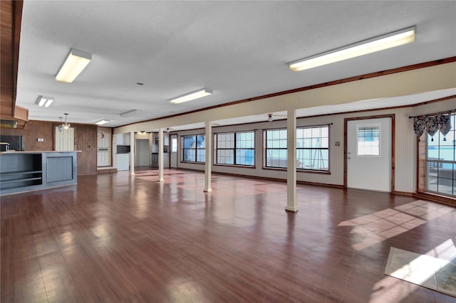 interior space with wood-type flooring