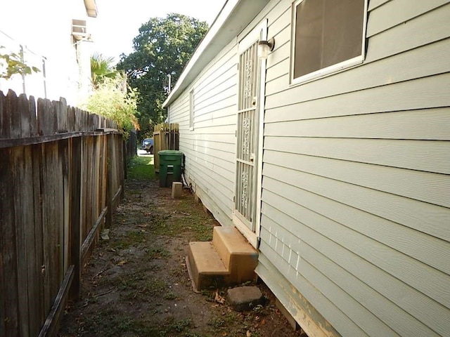 view of home's exterior