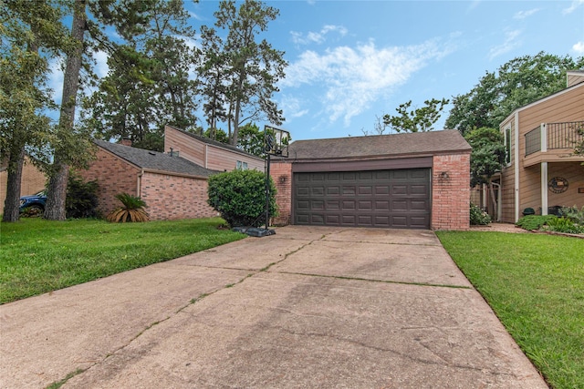 exterior space with a front lawn