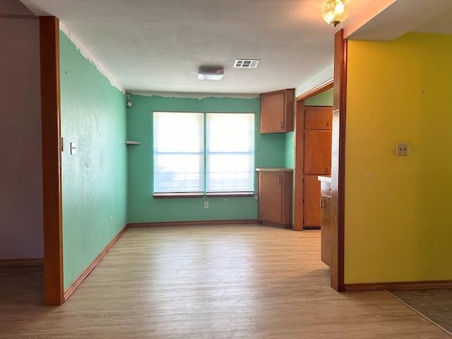 kitchen featuring light hardwood / wood-style flooring