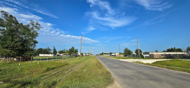 view of road