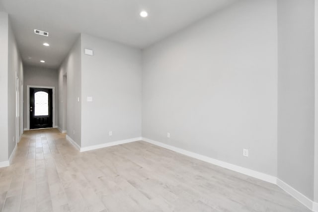 22022 Villa Terrace Dr, Hockley, TX 77447 - unfurnished room with light hardwood / wood-style flooring