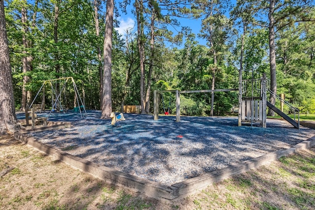 surrounding community featuring a playground