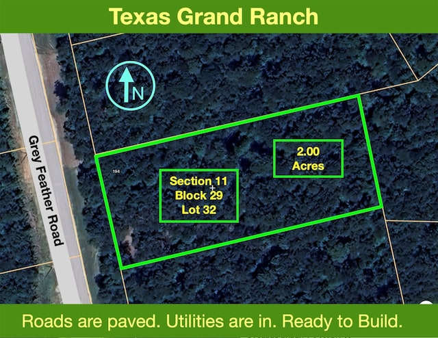 11-29-32 Grey Feather Rd, Huntsville TX, 77340 land for sale