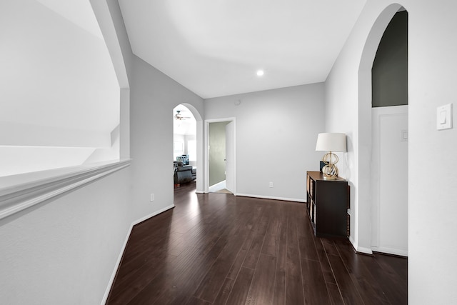 foyer featuring hardwood / wood-style flooring