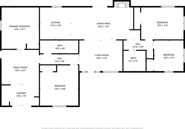 130 Green Acres Loop, Bastrop, TX 78602 - floor plan
