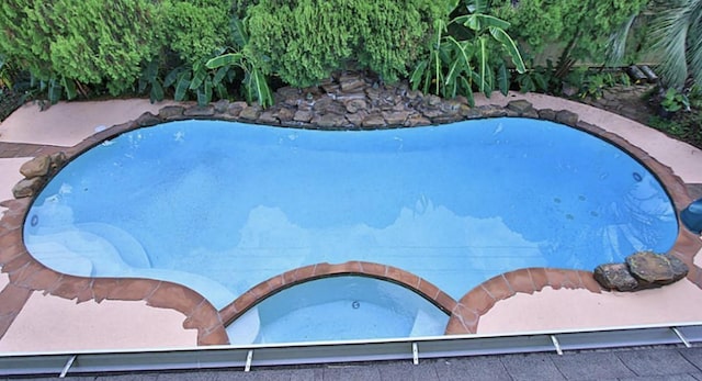 view of pool