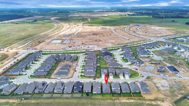 aerial view featuring a residential view