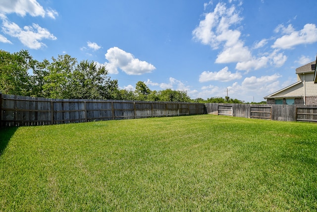 view of yard