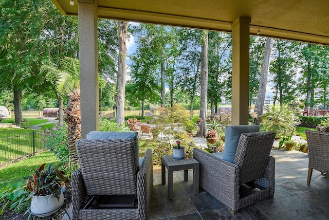 view of patio