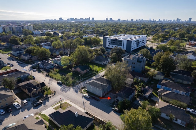 2410 Milby St, Houston, TX 77004 - birds eye view of property featuring a view of city
