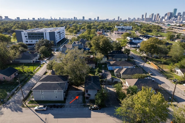 2410 Milby St, Houston, TX 77004 - birds eye view of property featuring a city view