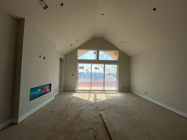 view of unfurnished living room