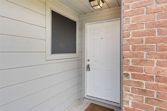 view of property entrance