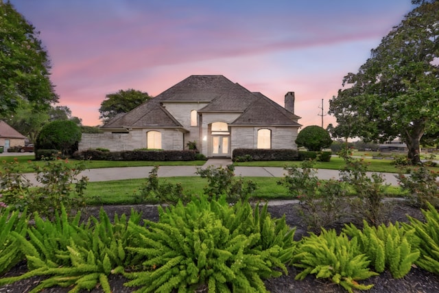 view of french provincial home