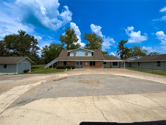 view of front of home