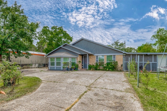 view of front of home