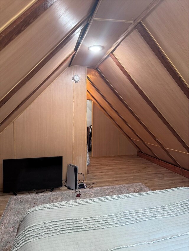 view of attic