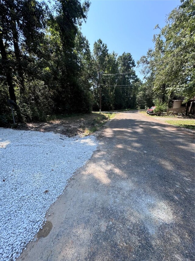 view of road