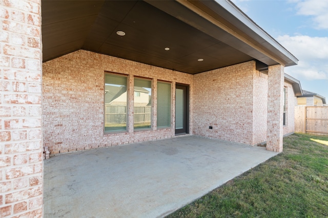 view of patio