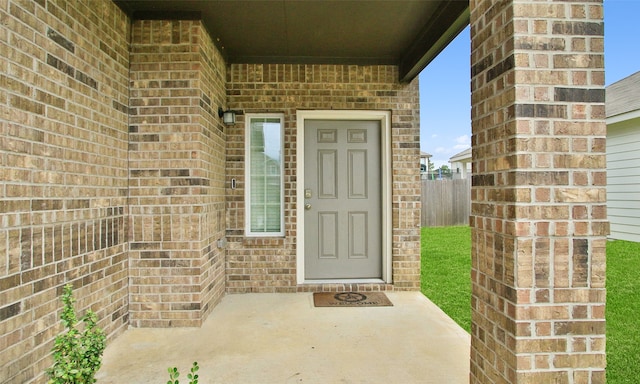 view of entrance to property